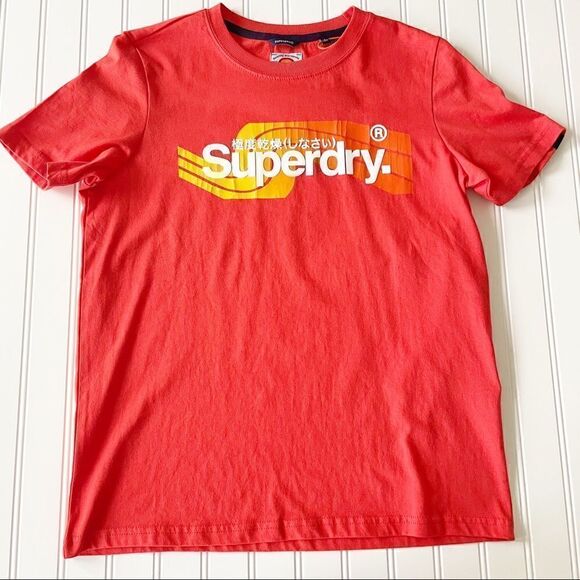 Superdry Core Logo Cali T-shirt- Size 6 - Picture 1 of 7